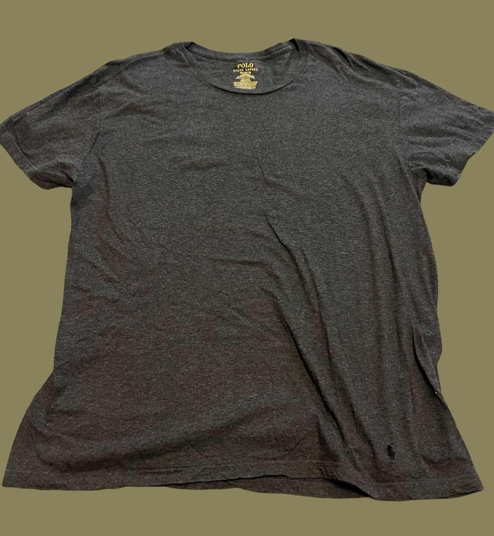 POLO RALPH LAUREN Lounge T Shirt, 100% Cotton, Gray| Men's: XL